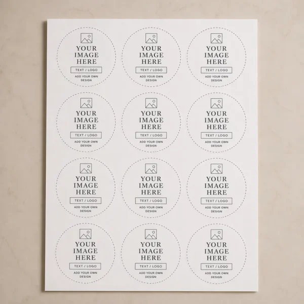 Custom Edible Print - 12 2.5" Circles