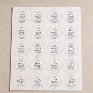 Custom Edible Print - 20  2" Circles