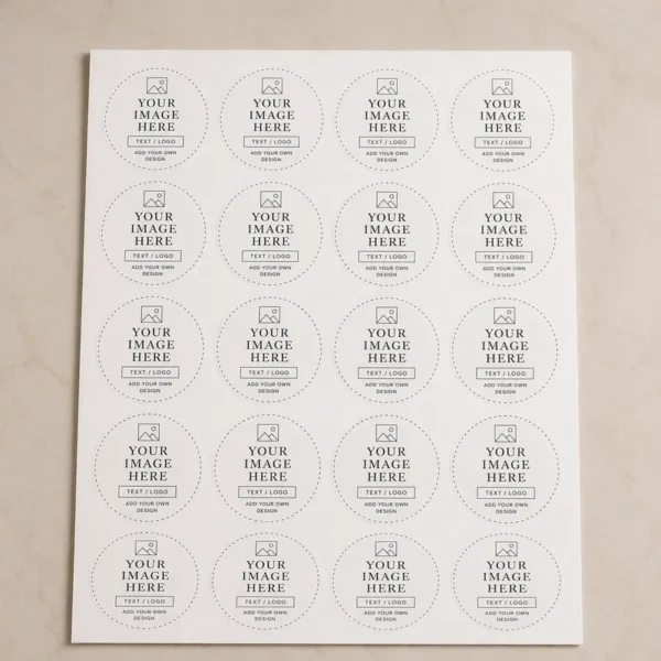 Custom Edible Print - 20  2" Circles