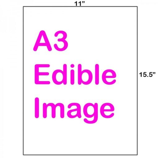 Custom Edible Print A3 Size 11"x17"