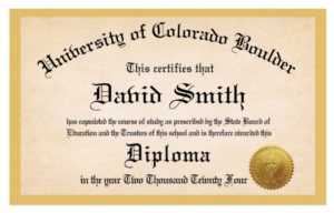 Personalized Edible Graduation Diplomas Cupcake Toppers Set of 15