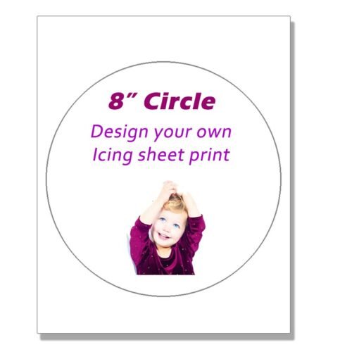 Custom Edible Print - 8" Circle